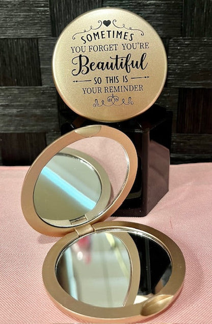 Beauty-Fly Compact Double-Sided Mirror